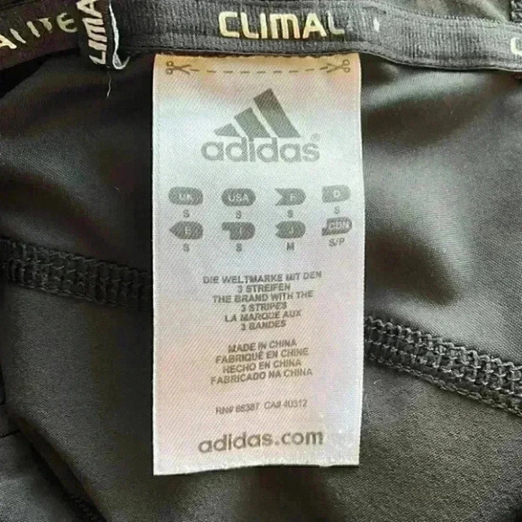 Adidas  Windbreaker Running Jacket Gym Active Hood 1/4 Zip Black White Small - Picture 13 of 16